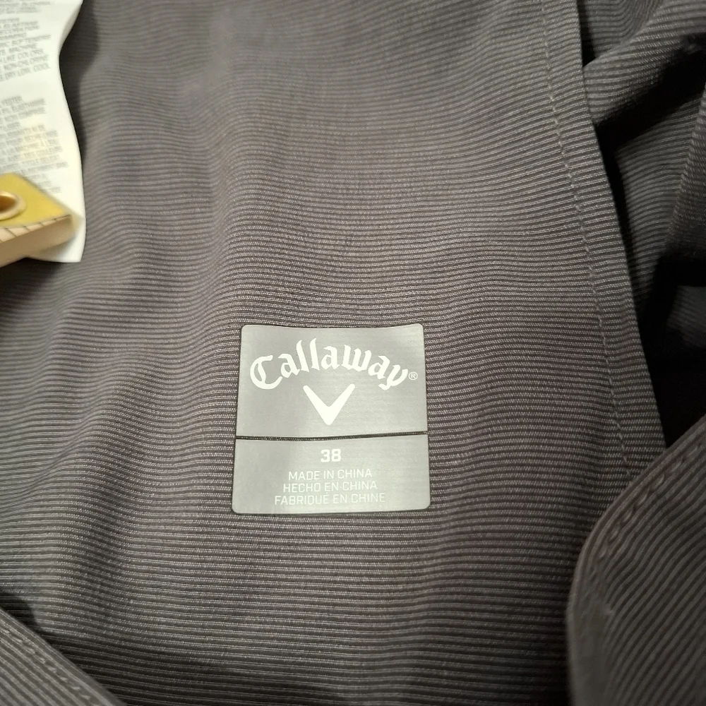 Callaway Men's Opti-Dri Golf Shorts Size 38W Gray New